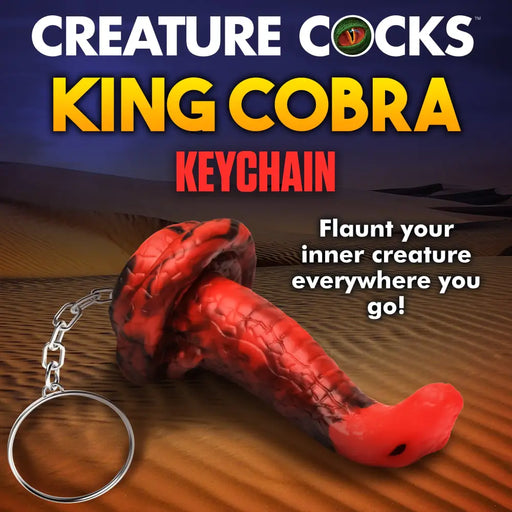 King Cobra Mini Dildo Key Chain