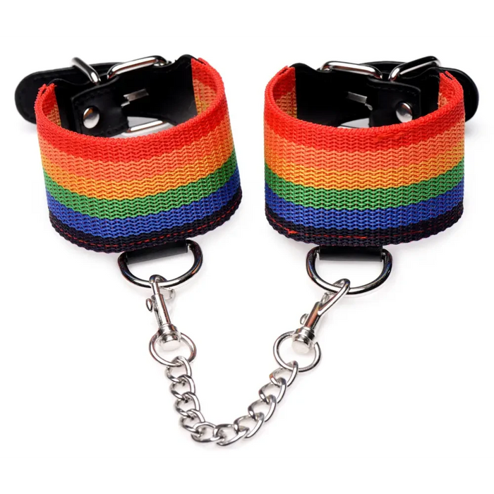 Kinky Pride Rainbow Bondage Set