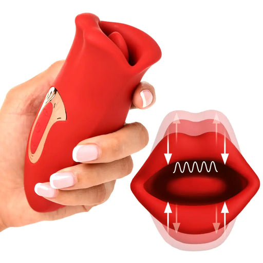 Kiss and Tell Mini Kissing Vibrating Clitoral Stimulator