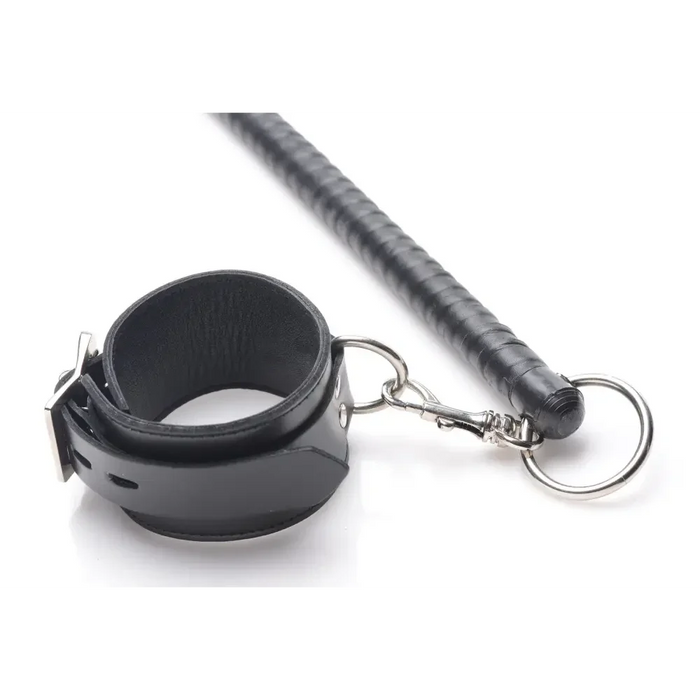 Leather Wrapped Spreader Bar With Cuffs