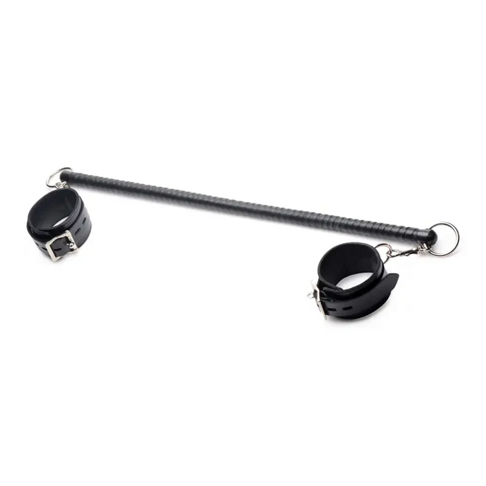 Leather Wrapped Spreader Bar With Cuffs