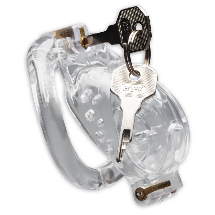 Lockdown Customizable Chastity Cage Clear