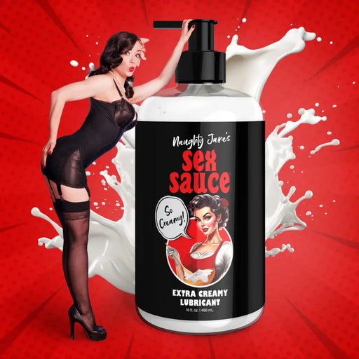 Naughty Janes’s Sex Sauce Extra Creamy Lubricant 16oz