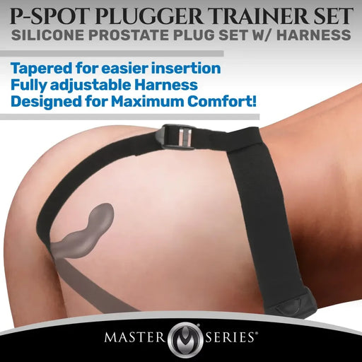 P-spot Plugger Trainer Set Silicone 3 Piece Prostate Plug