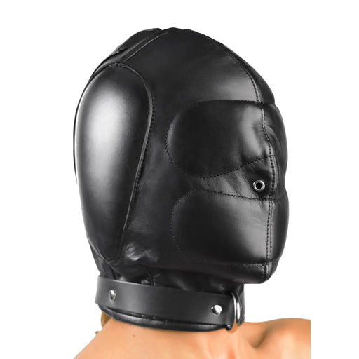 Padded Leather Hood Medium/large