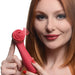 Passion Petals 10x Silicone Suction Rose Vibrator Red