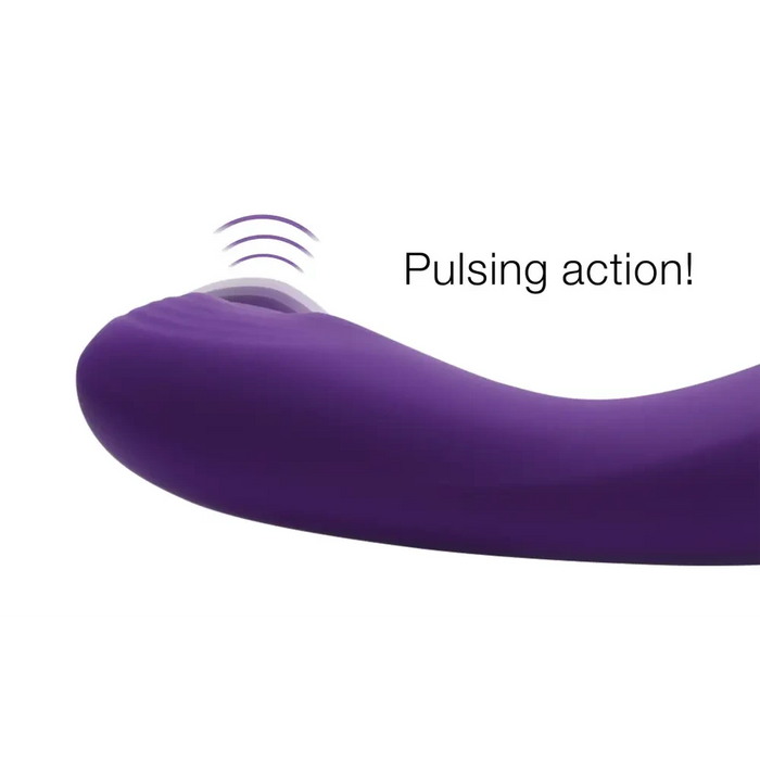 Pulsing G-spot Pinpoint Silicone Vibrator With Attachments