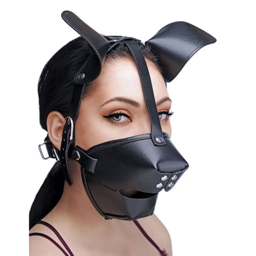 Puppy Play Hood with Breathable Ball Gag