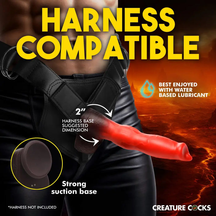 Ramming Hound Thrusting & Vibrating Silicone Dildo