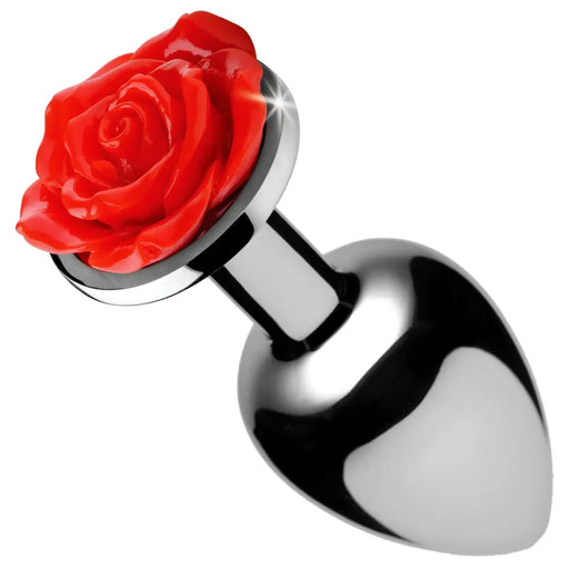 Red Rose Anal Plug Large