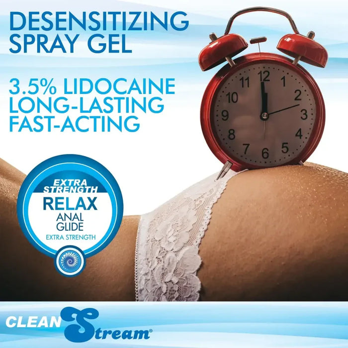 Relax Desensitizing Lubricant With Nozzle Tip - Oz.