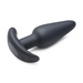 Remote Control 21x Vibrating Silicone Butt Plug Black