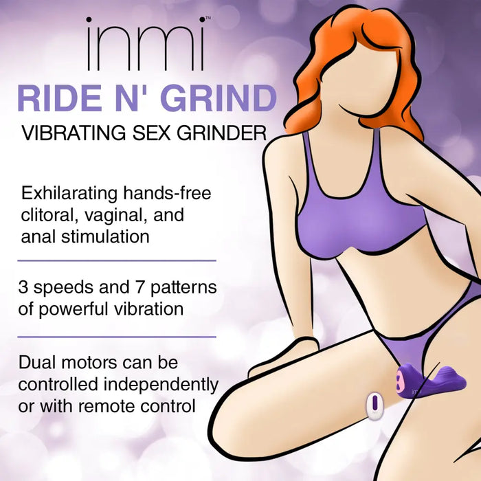 Ride N’ Grind 10x Vibrating Silicone Sex Grinder