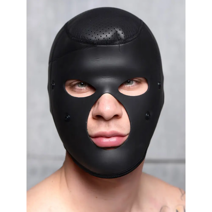 Scorpion Hood With Removable Blindfold and Face Mask