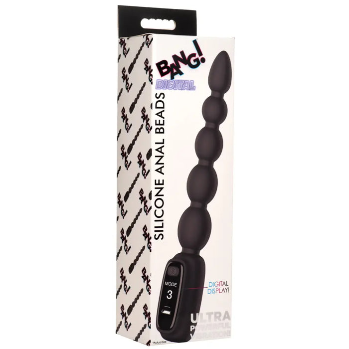 Silicone Anal Beads with Digital Display