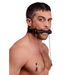Silicone Bit Gag With Nipple Clamps