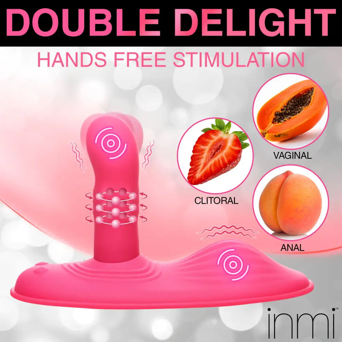 Spin N’ Grind Rotating And Vibrating Silicone Sex Grinder