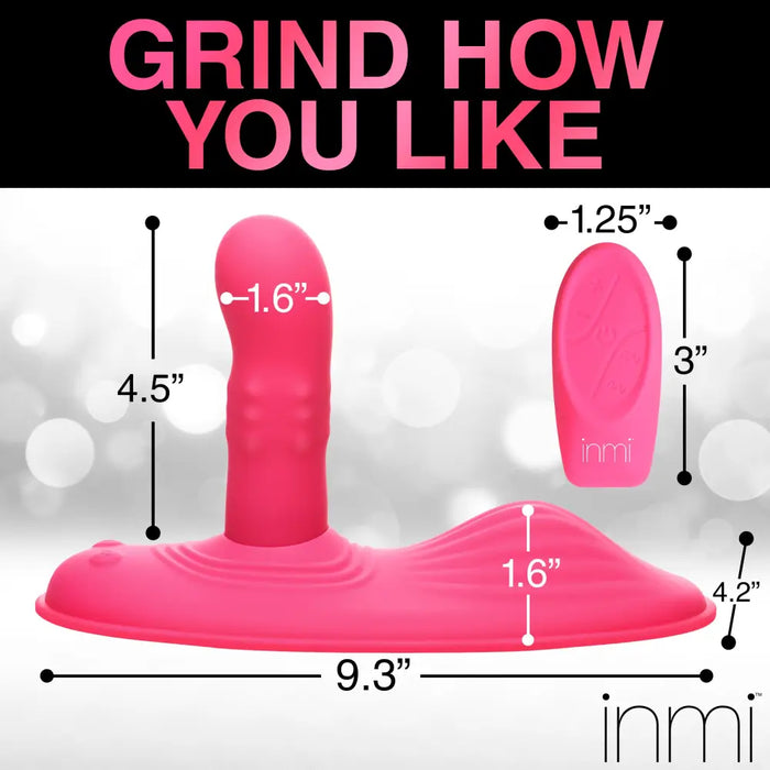 Spin N’ Grind Rotating And Vibrating Silicone Sex Grinder