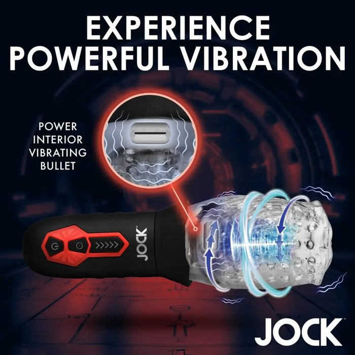 Spinning And Vibrating Masturbator