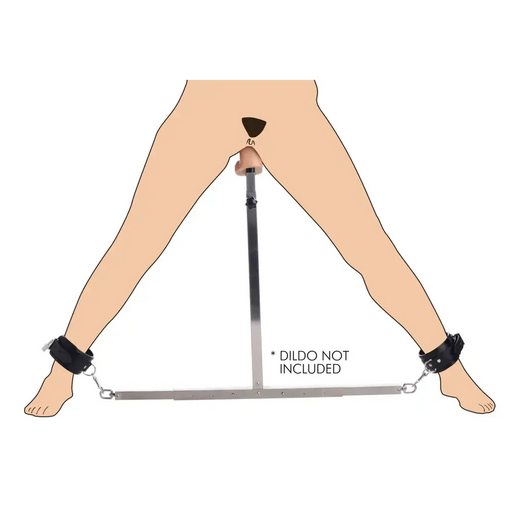 Squat Anal Impaler With Spreader Bar And Cuffs