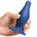 Squeezable Tapered Anal Plug Blue / Large