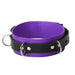 Strict Leather Deluxe Locking Collar - And Black Purple