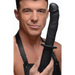 The Large Realistic 10x Silicone Vibrator With Handle