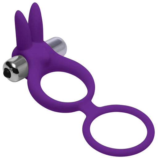Throbbing Hopper Cock and Ball Ring with Vibrating Clit