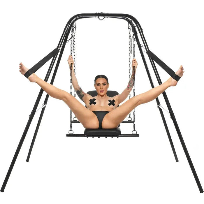 Throne Adjustable Sex Swing With Stand