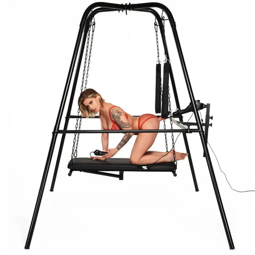 Throne Deluxe Adjustable Sling With Sex Machine