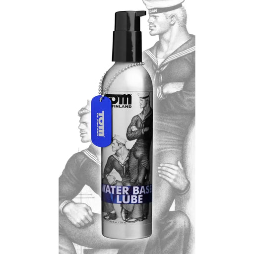 Tom Of Finland Water Based Lube- 8 Oz