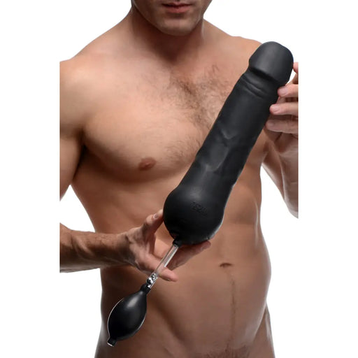 Toms Enormous Inflatable Silicone Dildo