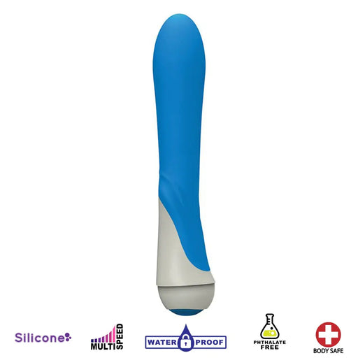 Vanessa 7 Function Silicone Vibe - Blue