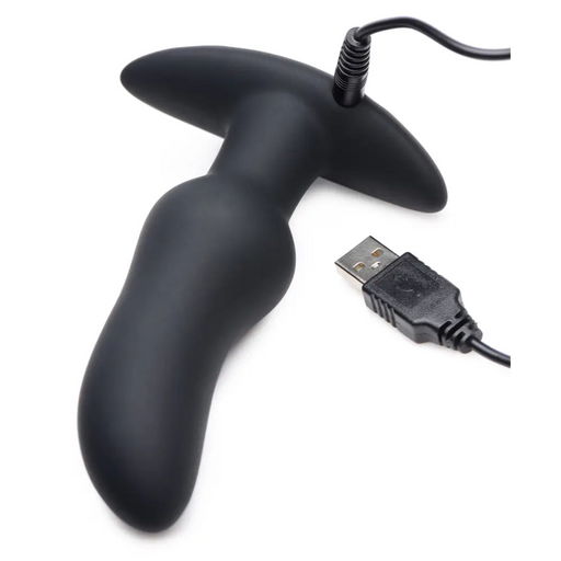 Voice Activated 10x Vibrating Prostate Plug With Remote