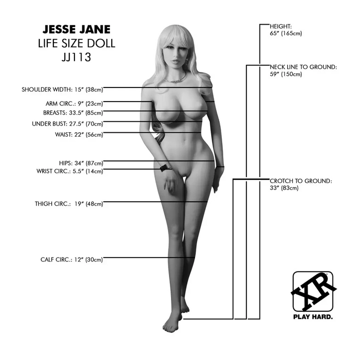 World Famous Jesse Jane Fantasy Life Size Replica Doll