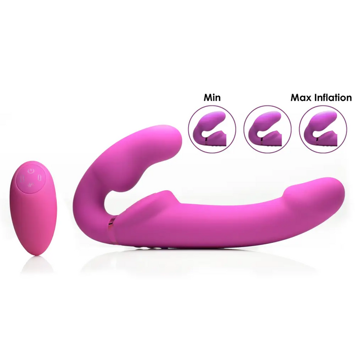 Worlds First Remote Control Inflatable Vibrating Silicone
