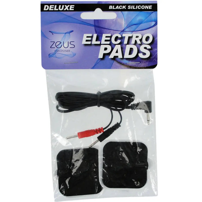Zeus Deluxe Silicone Black Electron Pads
